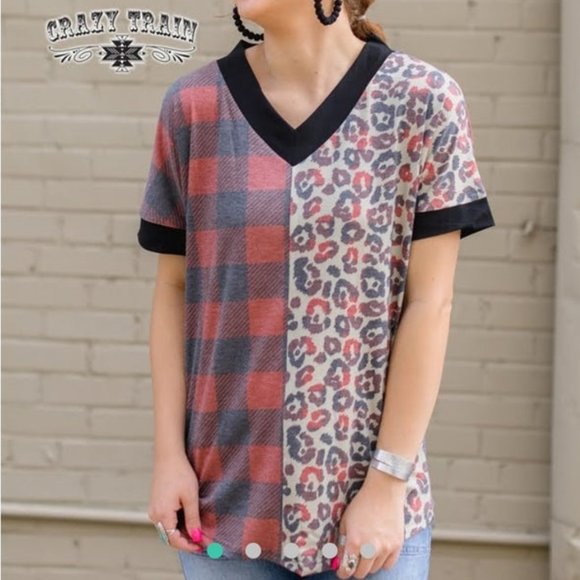 Crazy Train Frosty Festive Top - Picture 1 of 3